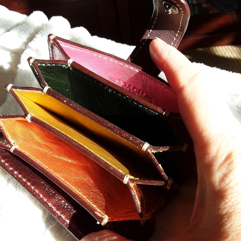 Coach card holder